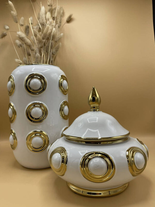 Ceramic Sugarcup White - Image 3