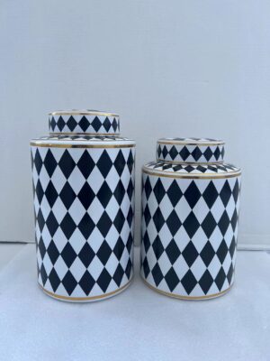 Chess Black Pot Big and Small