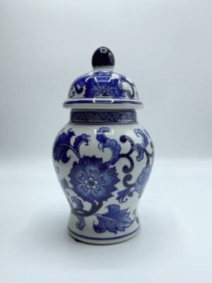 Small Blue Chinese Ginger Jar