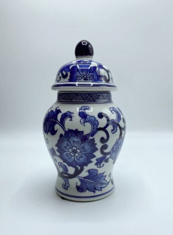 Small Blue Chinese Ginger Jar